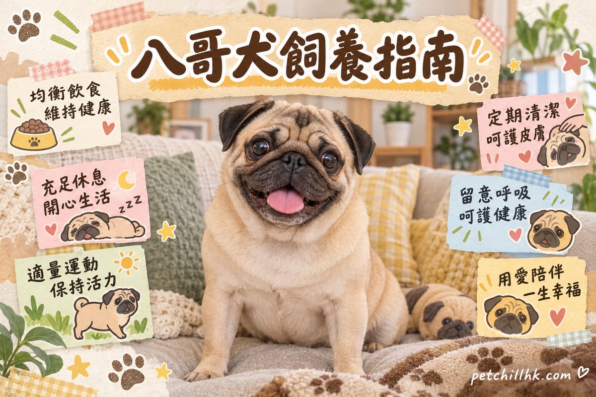 八哥犬(巴哥犬)飼養指南|性格、健康、價錢、香港飼養重點